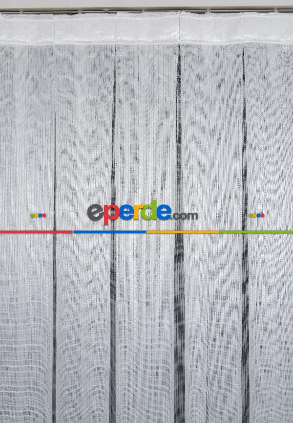 2025 Etek Örme Bantlı Sugar Tül Perde 2165