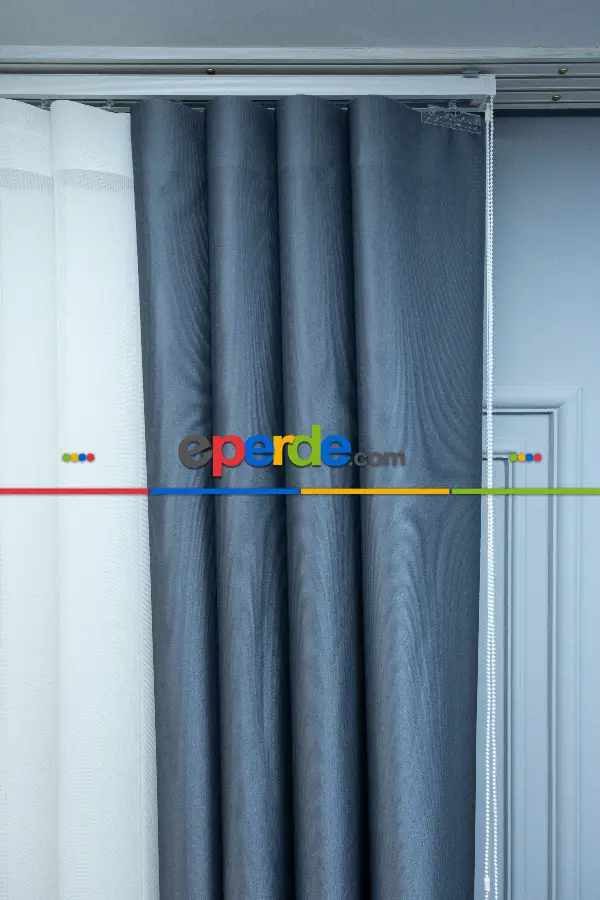 Lens Akıllı Dikey Tül Perde Koza-34- Çok Renkli 2