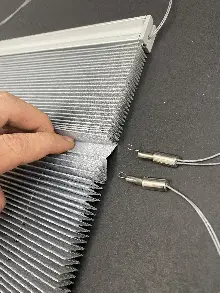 Mutfak - Plisel Perde, Gri Blackout Serisi Cam Balkon Perdesi 1. Kalite Matkapsız Montaj Yaylı Sistem