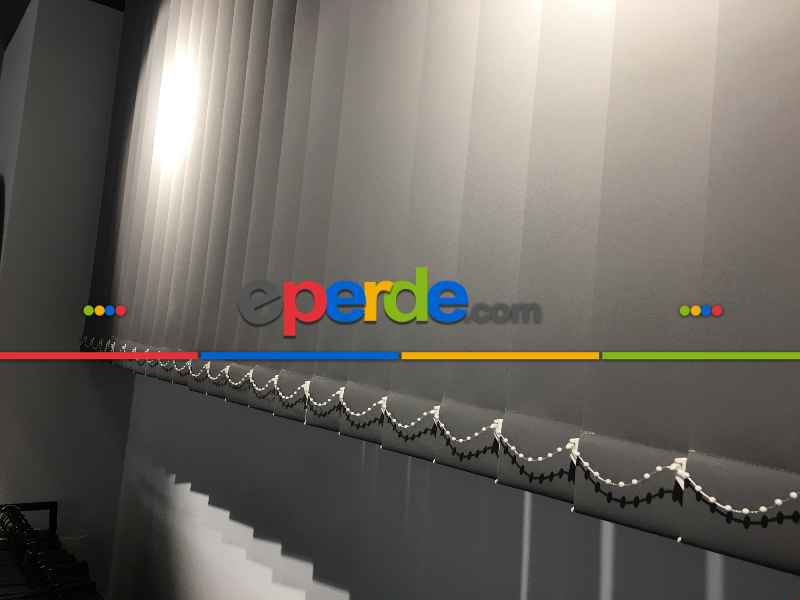 Kumaş Dikey Perde Antrasit Gri