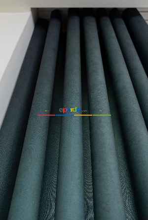 Hazır Ölçülü Dökümlü Kumaştan Kuzey Işıkları Manzaralı Baskılı Pilesiz Fon Perde 1. Kalite