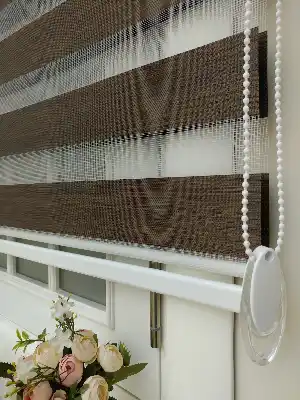 Salon Zebra Perde - Fırsat!!! Lüx Bambu Zebra Perde Ahşap Görünümlü -acı Kahve- Acı Kahve
