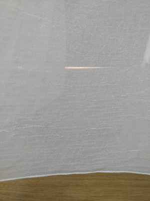 ( Orjinal ) Düz Crush Tül Perde & Kruvaze Perde- Krem Açık-ekru - Kurşunlu Tül