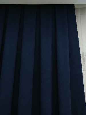 Salon Koyu Lacivert Fon Perde- Lacivert