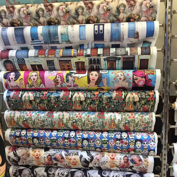 Mutfak Fon Perde Baskılı Evm353-1- Siyah