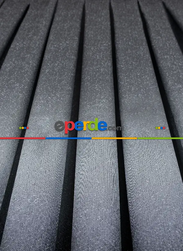 Yatak Odası - Antrasit Petrol Yeşil Jakar Etek Pano Dökümlü Gramajlı Uygun Fiat Fon Perde (180)- Petrol Yeşil