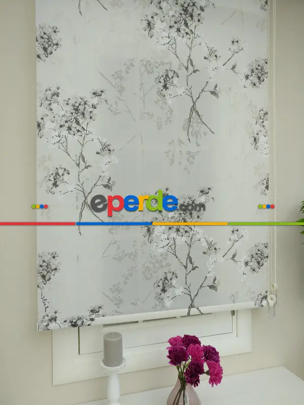 Yakma Tül Stor Çiftli Sistem Tülü - 2021 Özel Seri- Siyah-gri-füme-antrasit-beyaz-gri Açık