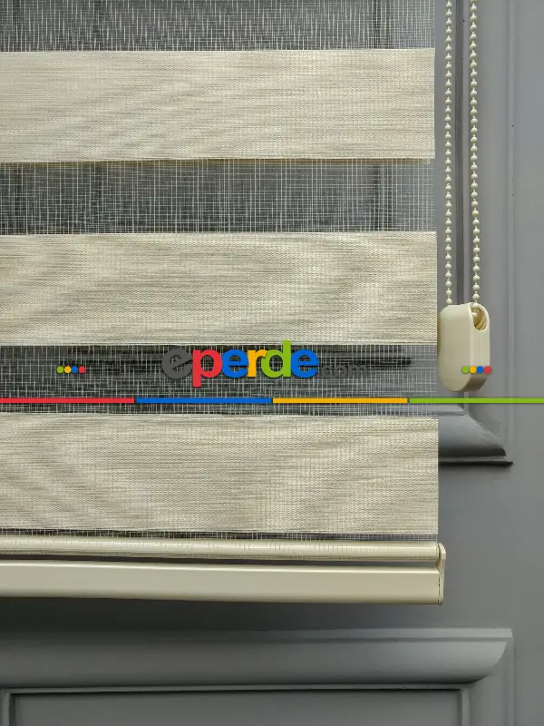 Salon Zebra Perde - 2021 Sezonu - Zebra Perde - Bambu Zebra Perde- Bej