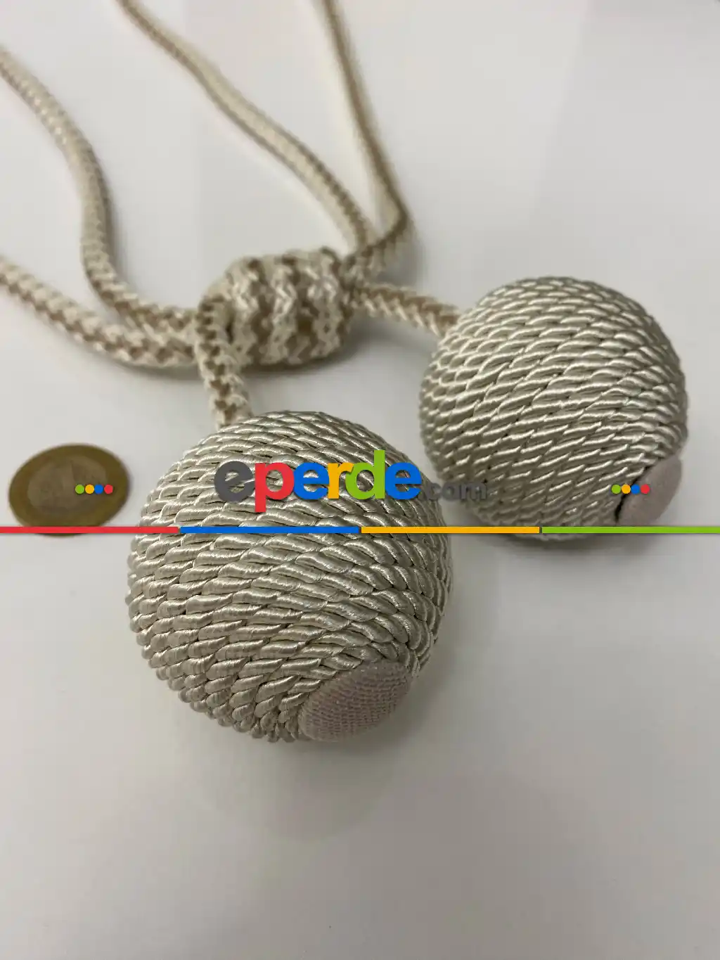 Fon Bağı Braçol Ekru Toplu