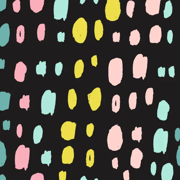 Suluboya Renkli Benek Desenli Fon Perde Evm996-6 Kumaşı Kalındır Duck Bezi Değildir- Sarı-Beyaz-Turkuaz