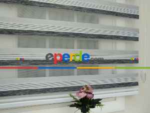 Mutfak Zebra Perde Düz Seri- Ekru