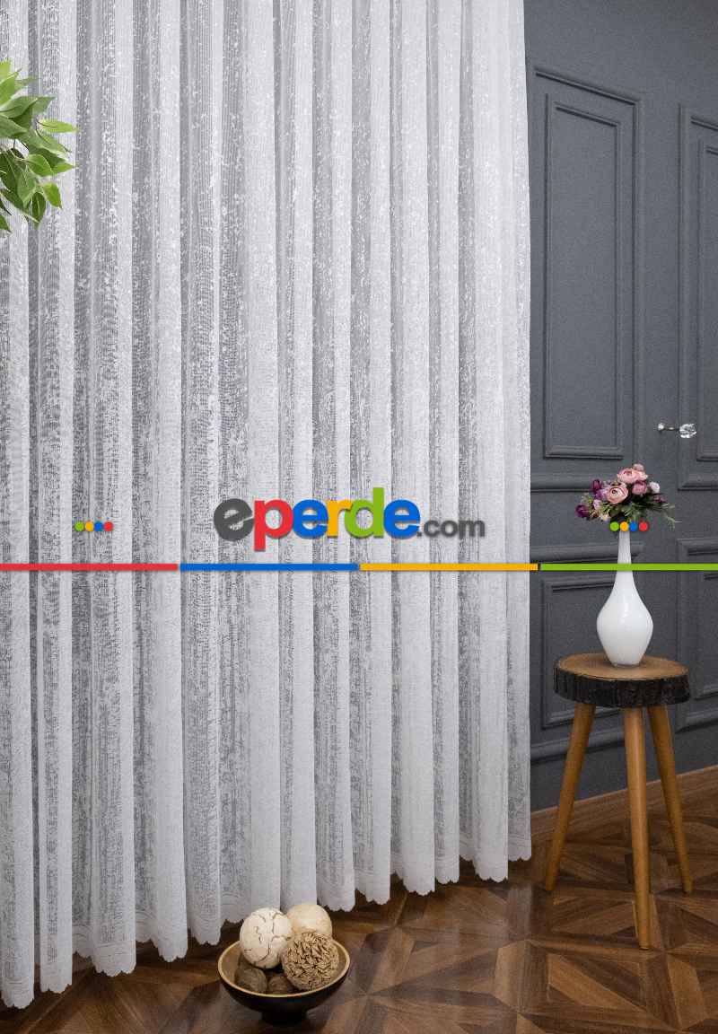 Fransız Dantel Tül Perde - Yüksek Kalite Bt 1771