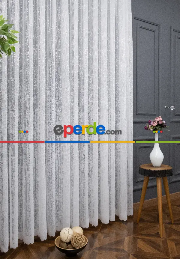 Fransız Dantel Tül Perde - Yüksek Kalite Bt 1771