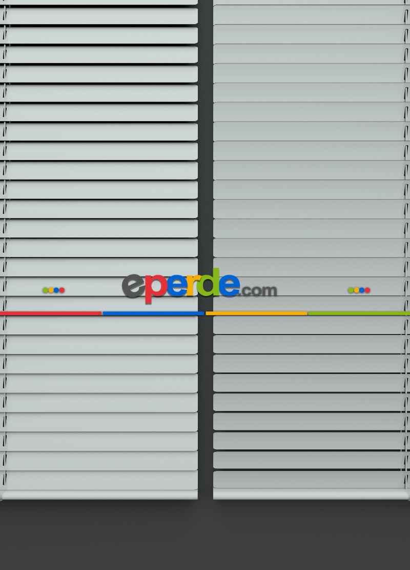 Beyaz - Alüminyum Jaluzi Perde - 25mm Kalınlığında