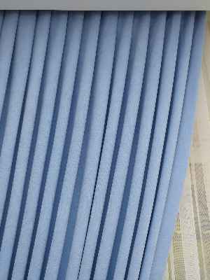 Mavi Düz Sade Fon Perde Dökümlü (  Dökümlü Fon )- Mavi Açık