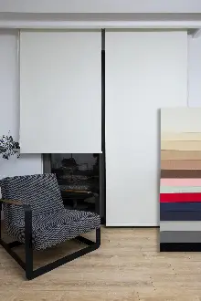 Kampanyalı - Mat Düz Stor Perde 14 Renk - Alüminyum Kasa - Kornişe Kolay Montaj Aparatlı - Matkap Tornavida Olmadan 30sn. De Montaj