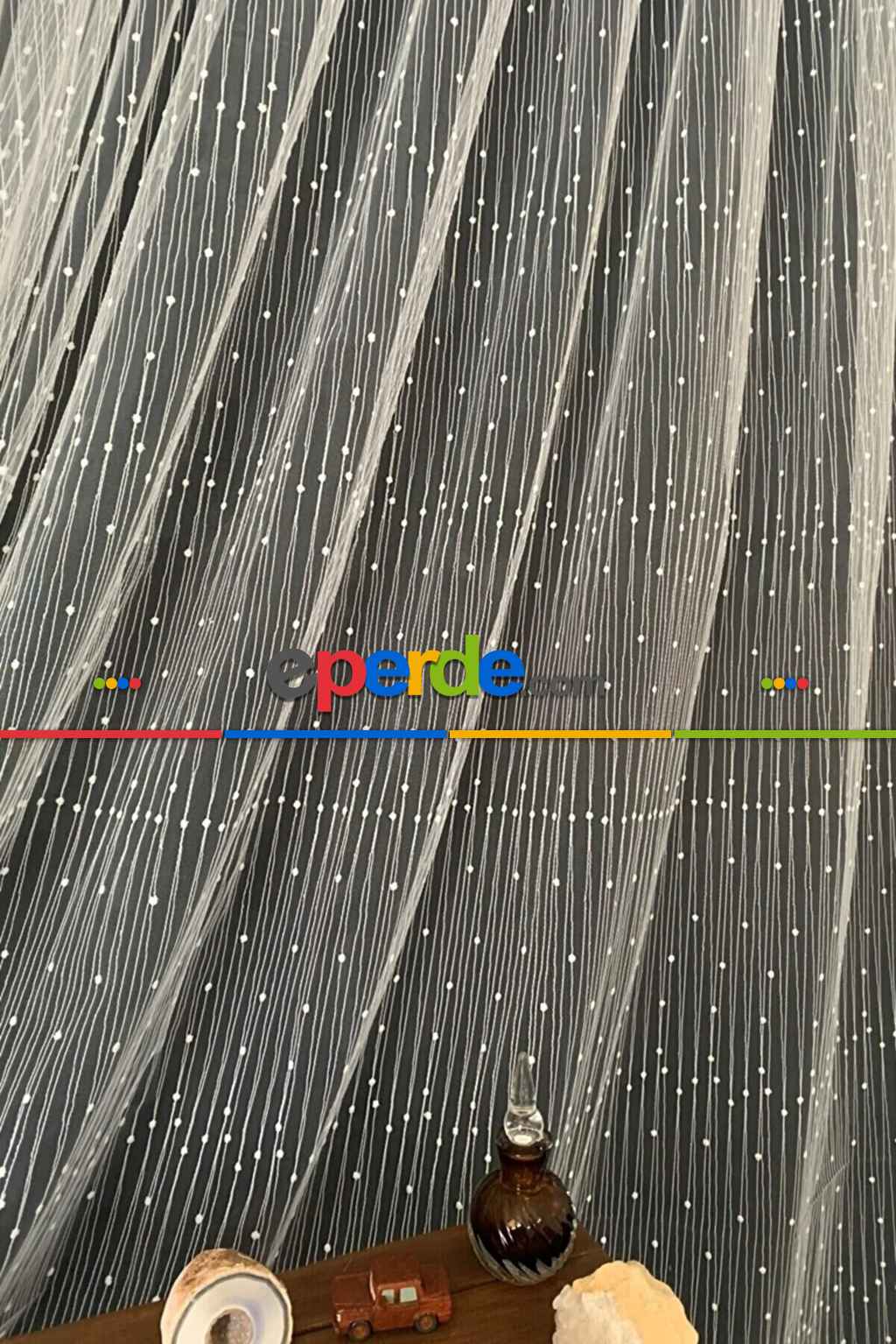 Damla Desen Brode Tül Perde