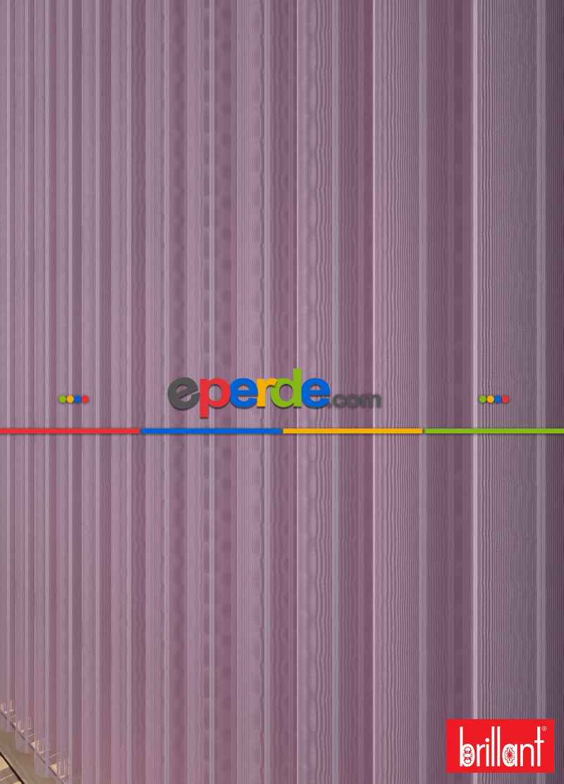 Brillant Akıllı Tül Perde Gül Kurusu Renkli Tül Dikey Zebra Perde Düz 1. Kalite