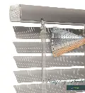 Jaluzi Perde Perfore Gri - 25mm Kalınlığında 1. Kalite 5 Renk - Delikli- Gri-füme-antrasit-beyaz-krem-yavru Ağzı