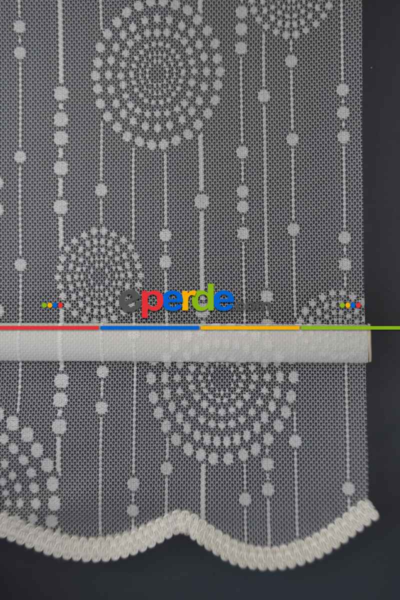 Halim Perdesan Dacuz-208 Beyaz Renk Etekli Veya Eteksiz Çift Mekanizmalı Tül Stor Perde