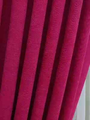 Fuşya Düz Sade Fon Perde (  Dökümlü Fon )- Fuşya