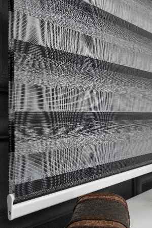 Zebra Perde -renk Geçişli Bambu Zebra Perde