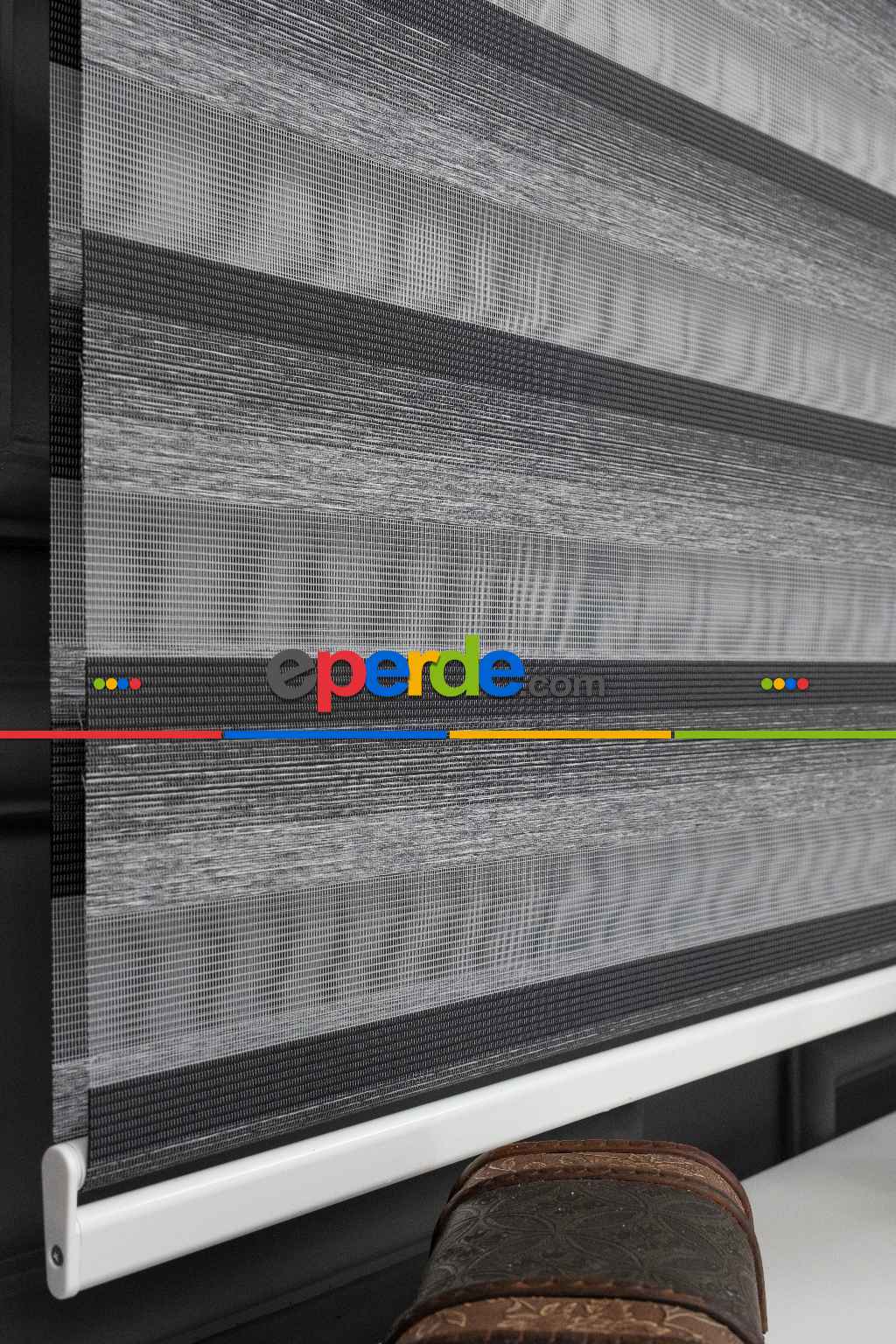 Zebra Perde -renk Geçişli Bambu Zebra Perde