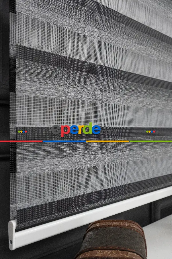 Zebra Perde -renk Geçişli Bambu Zebra Perde