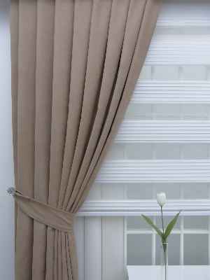 Sütlü Kahve Düz Fon Perde- Sütlü Kahve