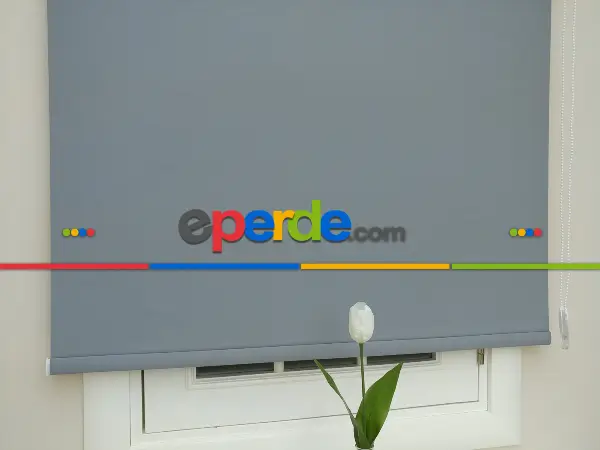 Brillant- Kalın Kumaş - İthal Mat Stor Perde - Gri 1. Kalite Kalın Kumaş - Gri-füme-antrasit