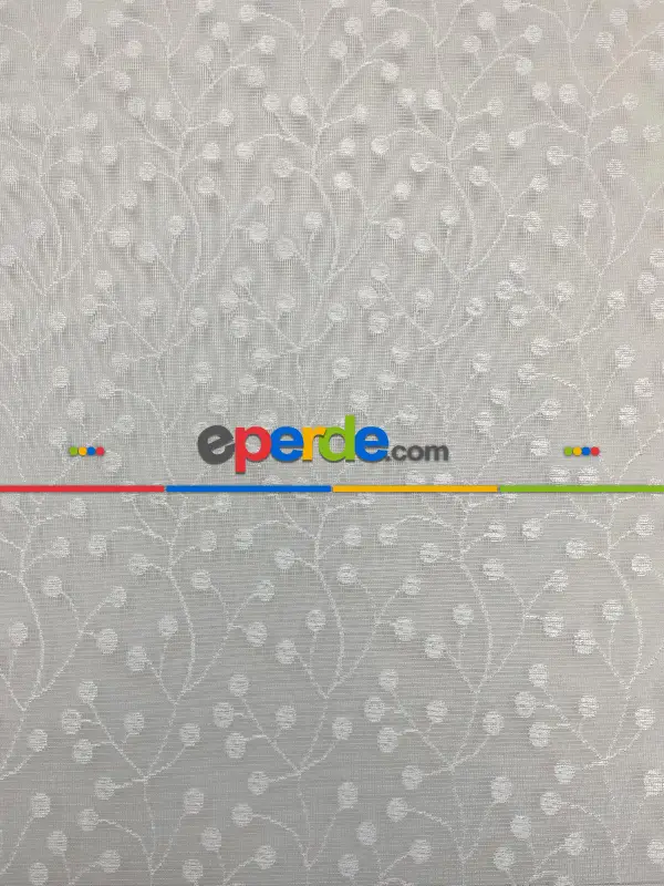 Brillant - Çiftli Sistem Tül Stor Perde Ve Stor Perde- Ekru Rengi 90cm X 200cm 