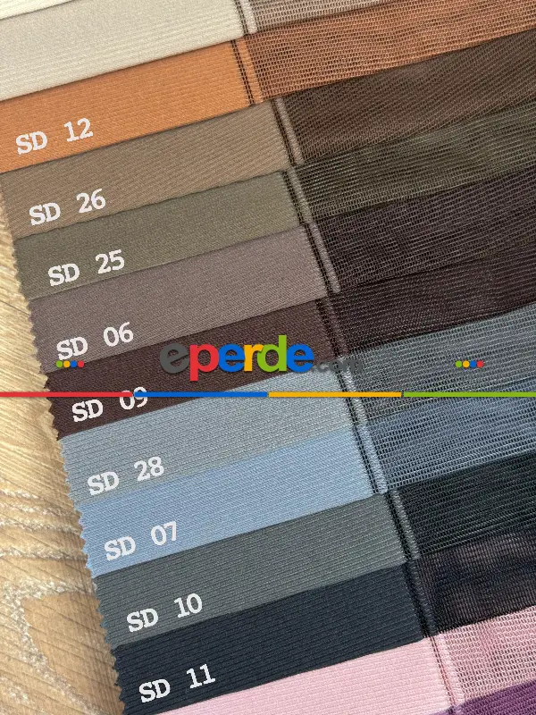 30cm'lik Brillant Akıllı Tül Perde Beyaz Renkli Tül Dikey Perde Düz 1. Kalite (11cm Alanda Çalışır)