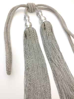 Gri Braçol Perde Bağı- Gri-füme-antrasit