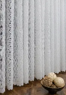 Fransız Dantel Örme Tül Perde - Yüksek Kalite