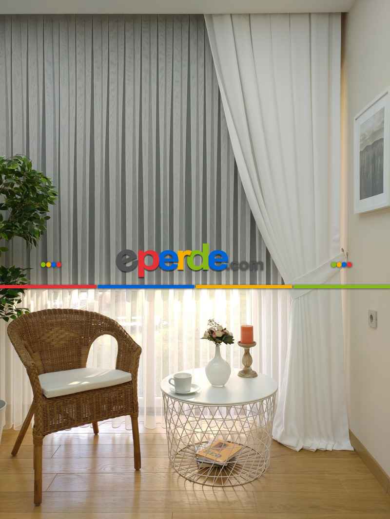 Soft Beyaz Fon Perde (180)- Beyaz