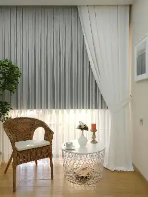 Soft Beyaz Fon Perde (180)- Beyaz
