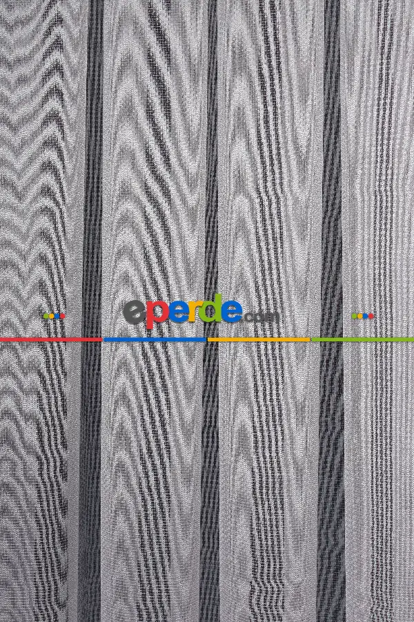 Gri Düz Tül Perde Ütü Istemez