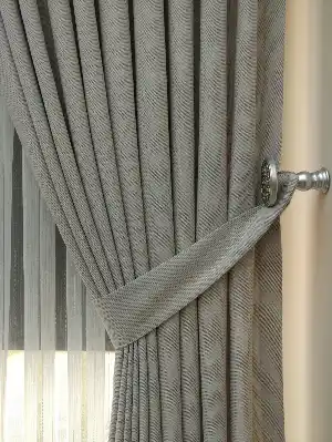 Pudra - Düz Fon Perde ( En 180cm Dökümlü Fon Perde)- Gri-füme-antrasit-bej