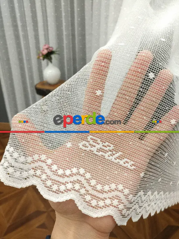 Genç Odası - Örme Tül- Ekru Lila Marka