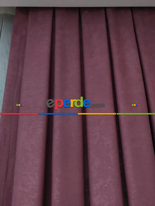 Soft Gülkurusu Fon Perde (180)- Gül Kurusu