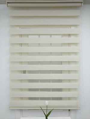 %40 İndirimli! Krem Renk Bambu Zebra Perde(1.kalite) Ozel Fiyat- Krem