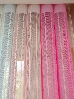1. Kalite Çizgili Tül Dikey Zebra Perde - Ft-19 Pembe , Ft-05 Pudra , Ft-24 Buz Mavisi , Ft-02 Ekru- Krem Açık-mavi Açık-şeker Pembe-pudra