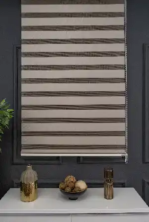 Yüksek Kalite Alüminyum Malzeme, Bej Rengi Zebra,