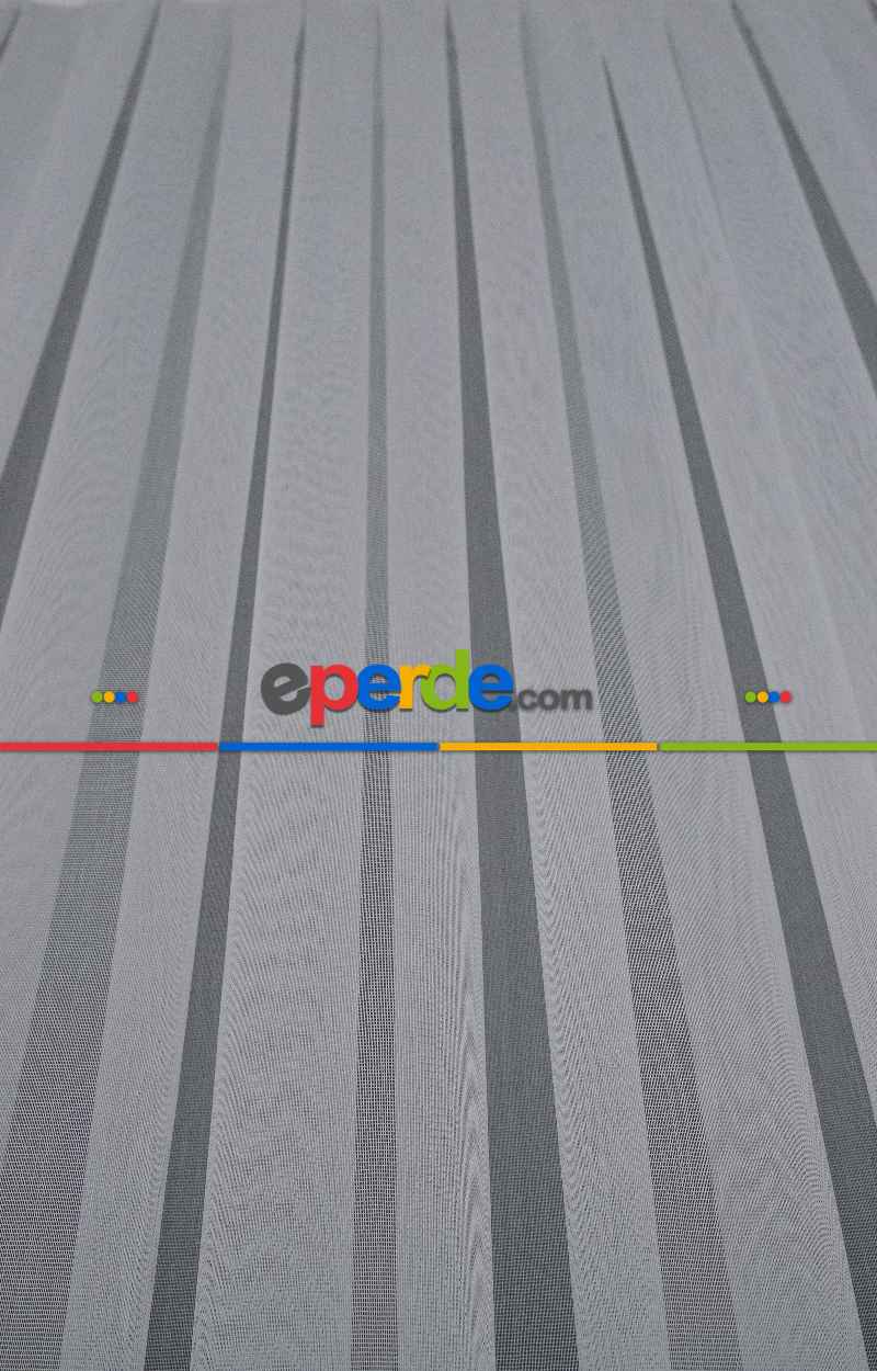 Oturma Odası - Brillant Örme Dantel Ekru Renk Yüksek Gramajlı Dökümlü Tül Perde- Ekru