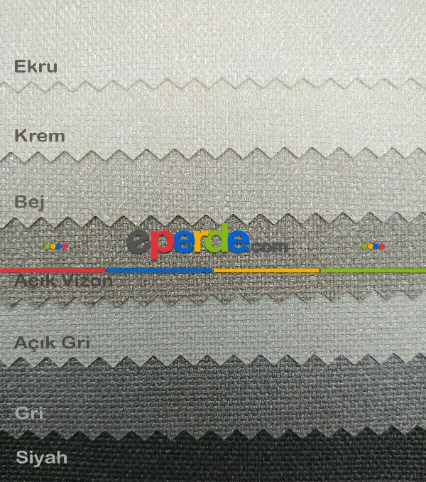 Yatak Odası Stor Perde - Yaldızlı Stor Perde - Panama Simli Seri - Kalın Dokulu 13 Farklı Renk- Siyah-mavi-gri-füme-antrasit-sarı-krem-bej-turkuaz-pembe-mor-fuşya-vizon Rengi-ekru-çok Renkli