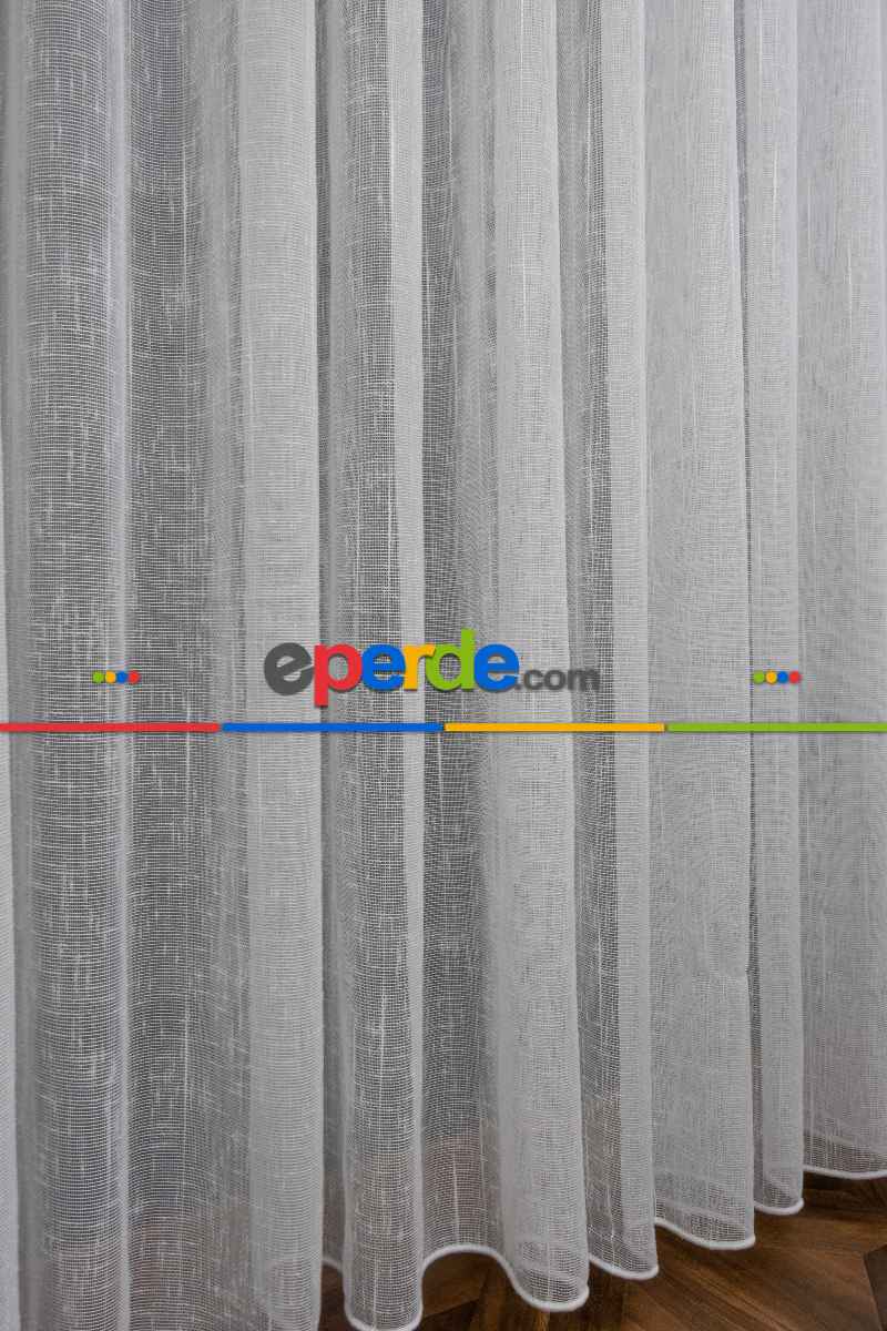 Genç Odası - Natural Keten Tül 1.kalite Ütü İstemez