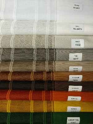 Lens Akıllı Dikey Tül Perde 112- Lacivert-beyaz-gümüş