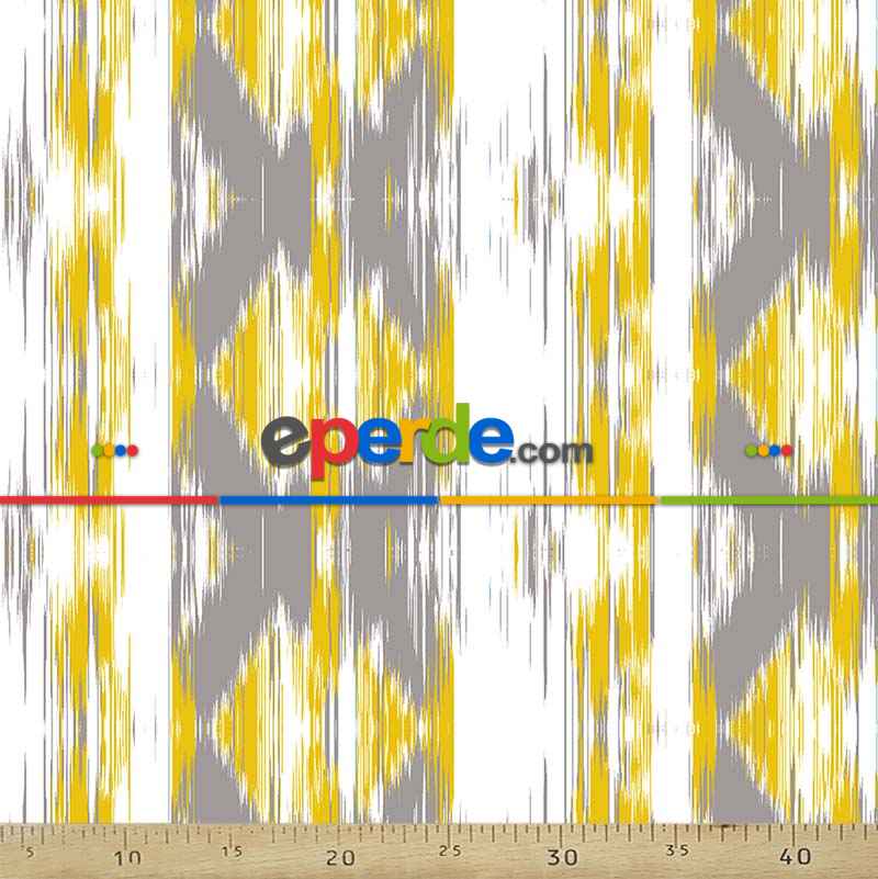 Mutfak Perdesi Kanat Fon Perde Modern Desenli- Gri-Füme-Antrasit