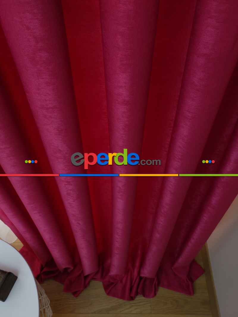 Soft Fuşya Fon Perde Geniş En (285)- Fuşya