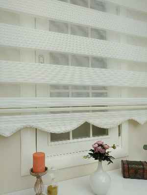 Geniş Pileli Zebra Perde- Gri-Füme-Antrasit-Ekru-Kahve-Sütlü Kahve